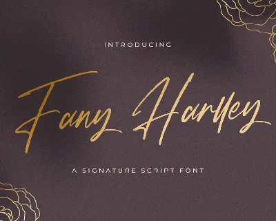 Fany Harlley font