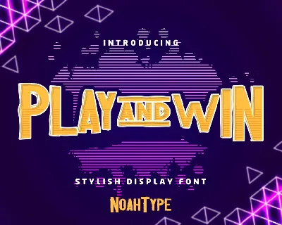 Play And Win Demo font