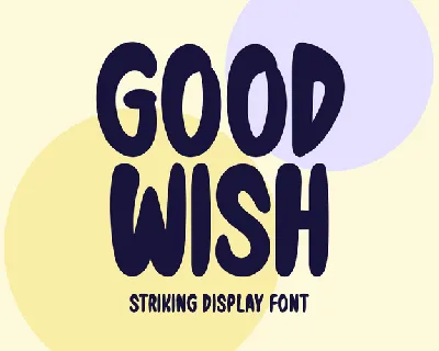 Good Wish font