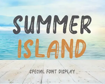 Summer Island font