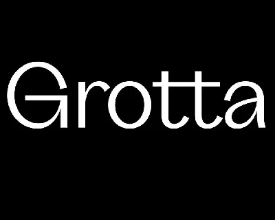 Grotta Family font