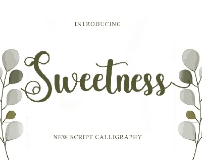 Sweetness font