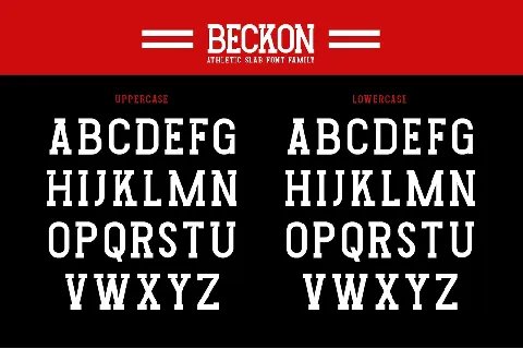 Beckon font