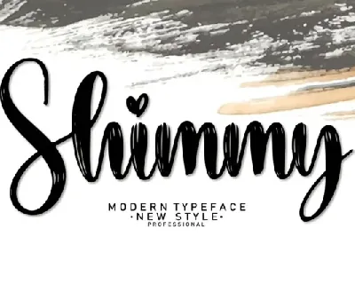 Shimmy Script font