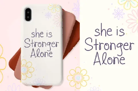 Little Alone font