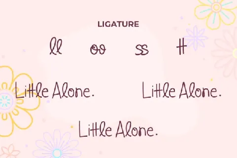 Little Alone font