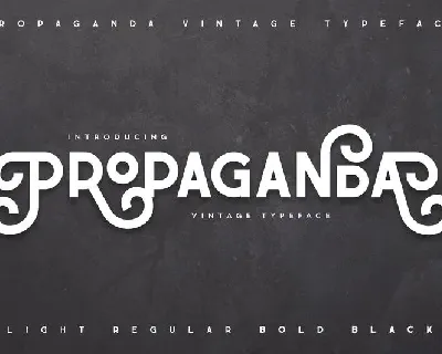 Propaganda font