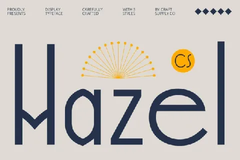 CS Hazel font