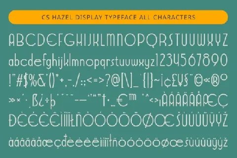 CS Hazel font