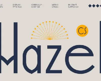 CS Hazel font