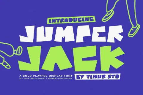 Jumper Jack font