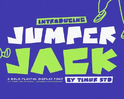 Jumper Jack font