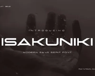 Isakuniki font