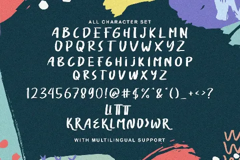 Listan Type font