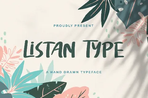 Listan Type font