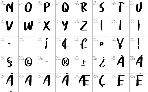 Listan Type font