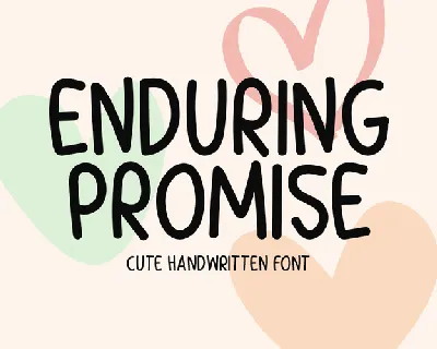 Enduring Promise font