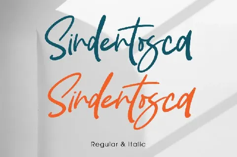 Sindentosca font