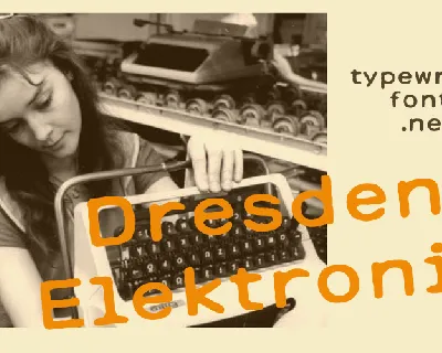 Dresden Elektronik font