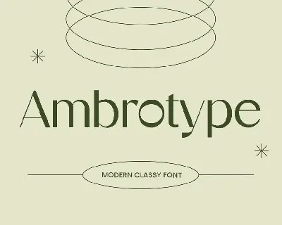 Ambrotype font