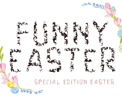 Funny Easter font