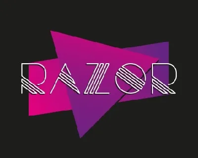 Razor Free font