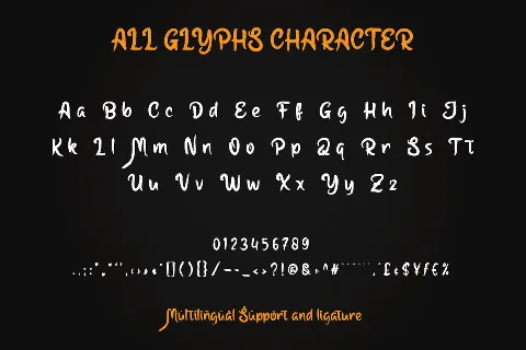 Manful font