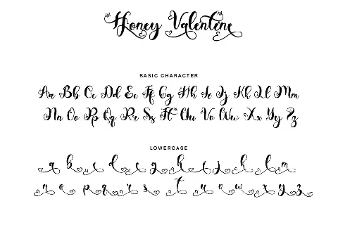 Honey Valentine font