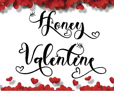 Honey Valentine font