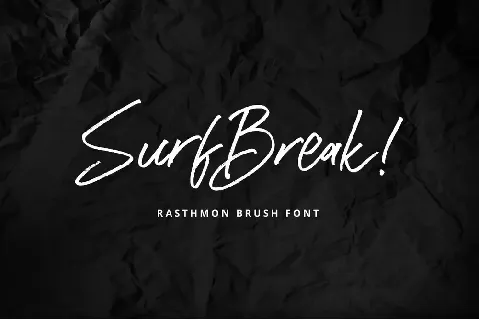 Rasthmon Brush font