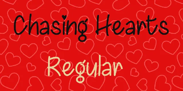 Chasing Hearts font