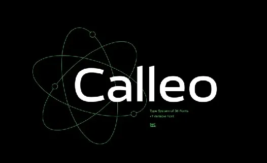 Calleo Family font