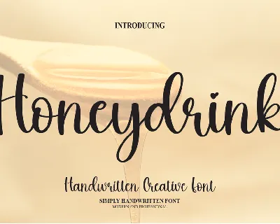 Honeydrink font