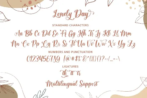 Lonely Day font