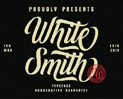 White Smith Script font