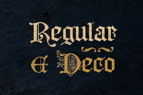 Middle Ages Blackletter font