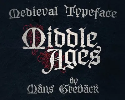 Middle Ages Blackletter font