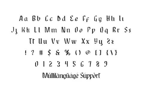 BulgasterDemo font