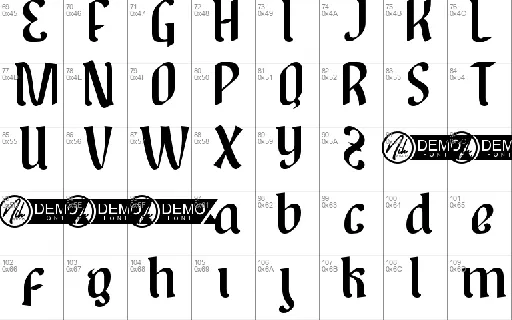 BulgasterDemo font