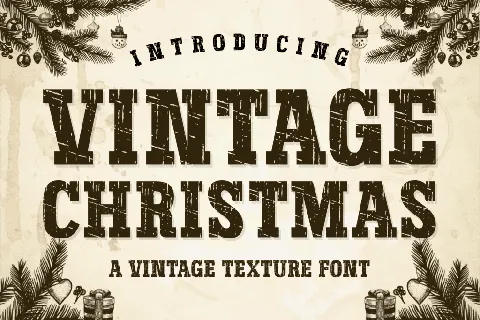 Vintage Christmas font