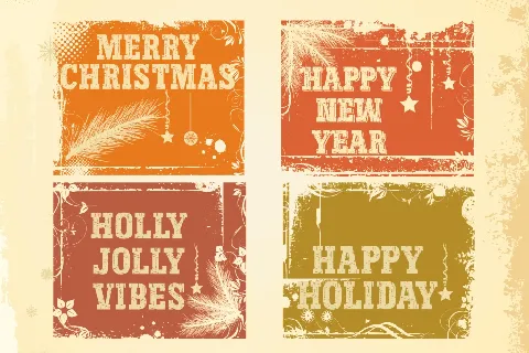 Vintage Christmas font