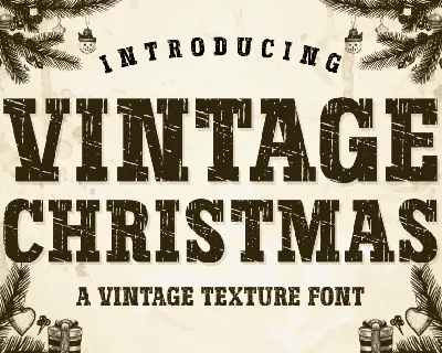 Vintage Christmas font