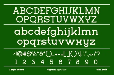 Sigmora font