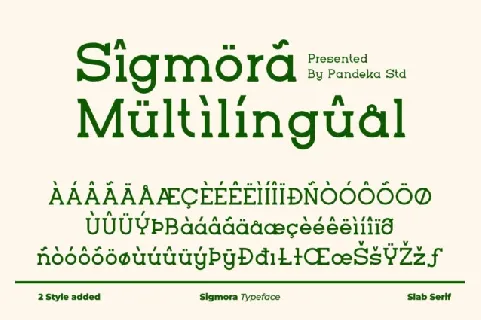 Sigmora font