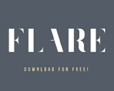 Flare font