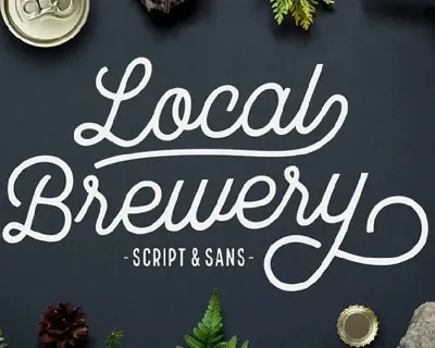 Local Brewery font