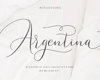 Argentina Script font