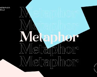 Metaphor font