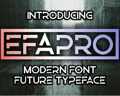 Efapro font