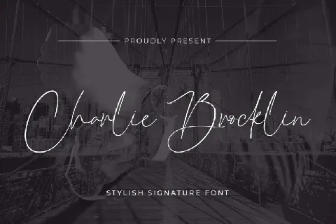 Charlie Brocklin font